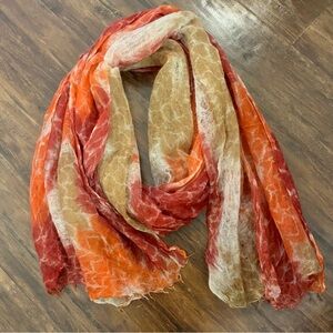 Me & Kashmere Scarf Autumn Tones Wide Long